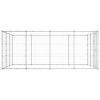 Outdoor Dog Kennel Galvanized Steel 156.3 ft²