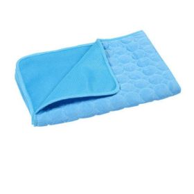 Dog Mat Cooling Summer Pad Mat For Dogs Cat Blanket Sofa Breathable (size: M)